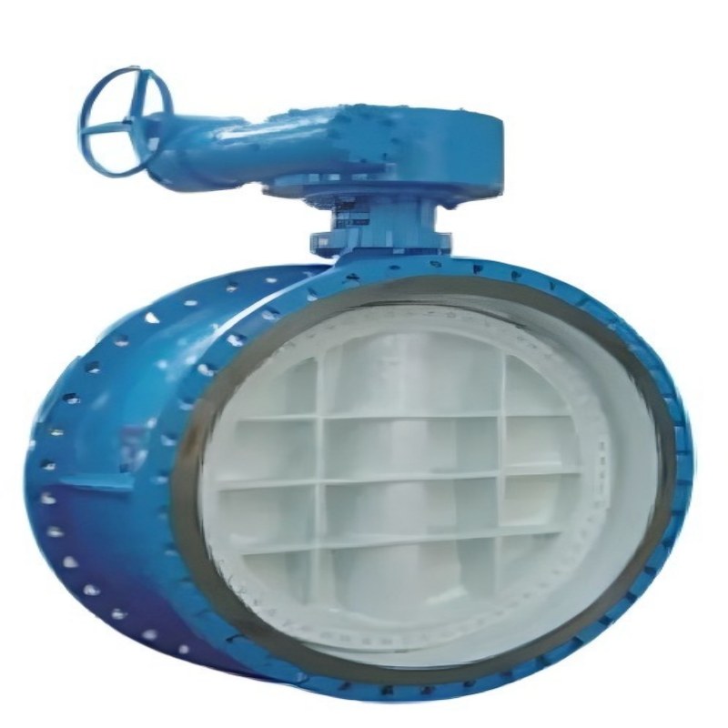 D343X flange type double eccentric soft seal butterfly valve，Soft seal butterfly valve，Flange type double eccentric soft seal butterfly valve