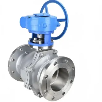 Stainless steel ball valve Q341F-16P turbine ball valve，turbine ball valve