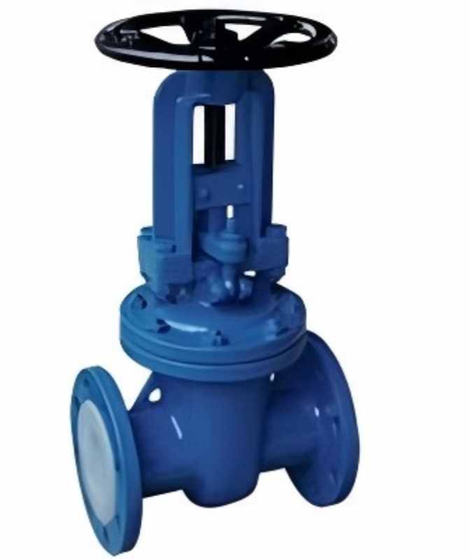 Z41F46 Anti-corrosion fluorine-lined wedge gate valve,Fluorine-lined wedge gate valve,gate valve