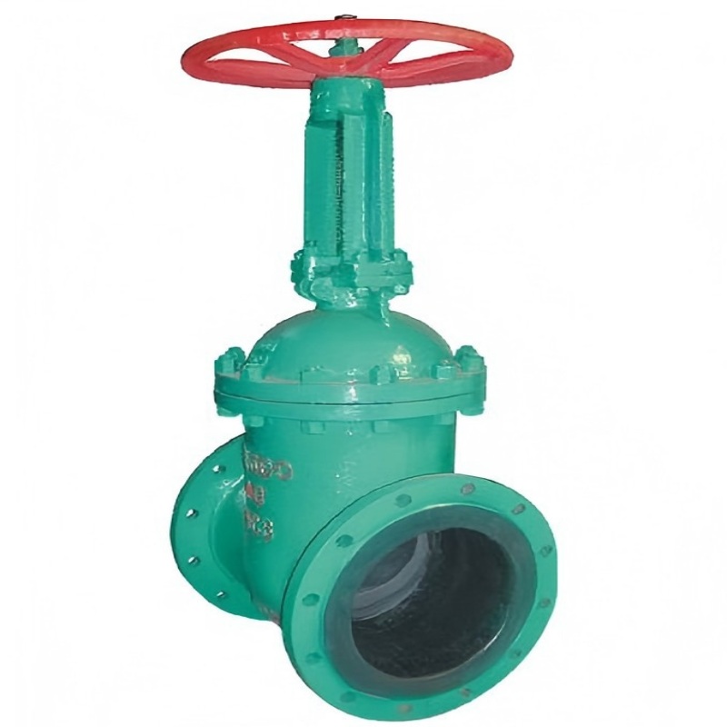 Z41J-10/16C rubber lined flange gate valve,Rubber lined flange gate valve,flange gate valve