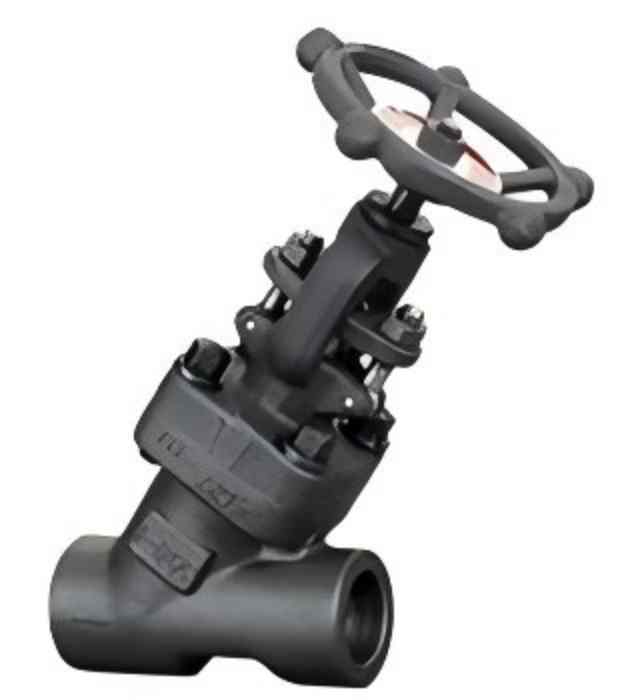 J15Y/J65Y Internal Thread Y-Type Cast Iron Globe Valve，Y-shaped stop valve, forged steel stop valve