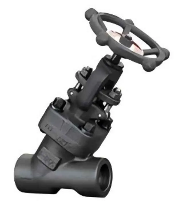 J15Y/J65Y Internal Thread Y-Type Cast Iron Globe Valve，Y-shaped stop valve, forged steel stop valve