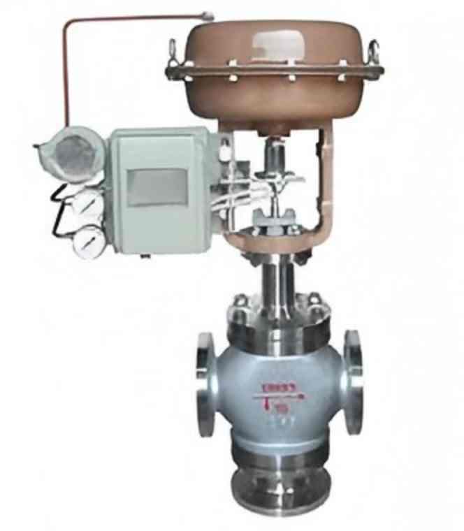 Pneumatic diaphragm three-way regulating valve,