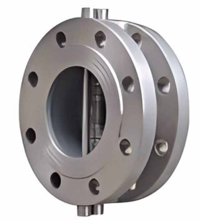 Flanged double-leaf check valve, H46W, Flanged double-leaf swing-type check valve