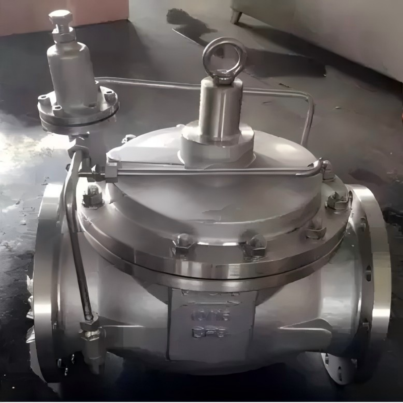 Flange connection flow-limiting check valve, flow-limiting check valve