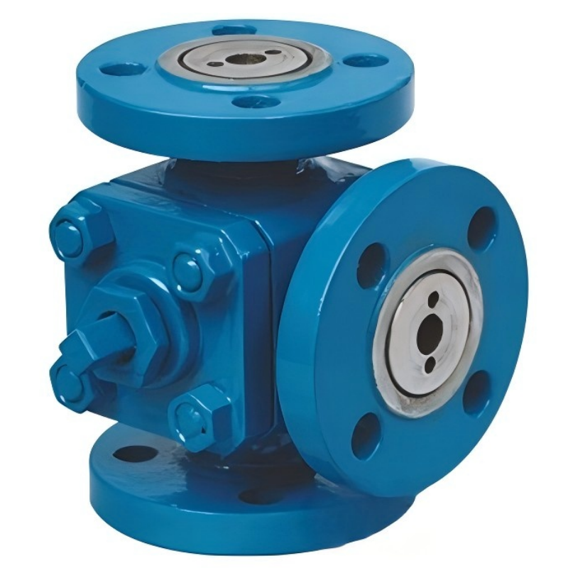 Forged steel three-way ball valve, three-way ball valve. Ball valve