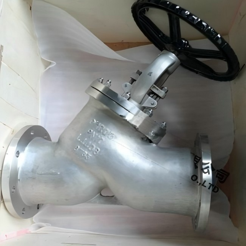 J45H-Y type direct-flow stop valve, direct-flow stop valve, stop valve