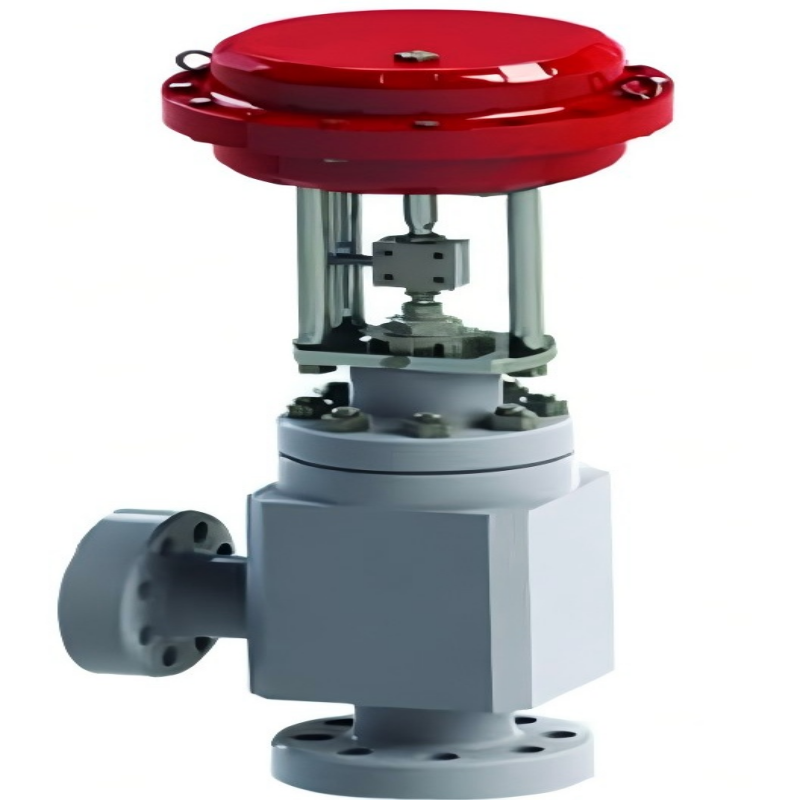 Linear acting control valve, control valve