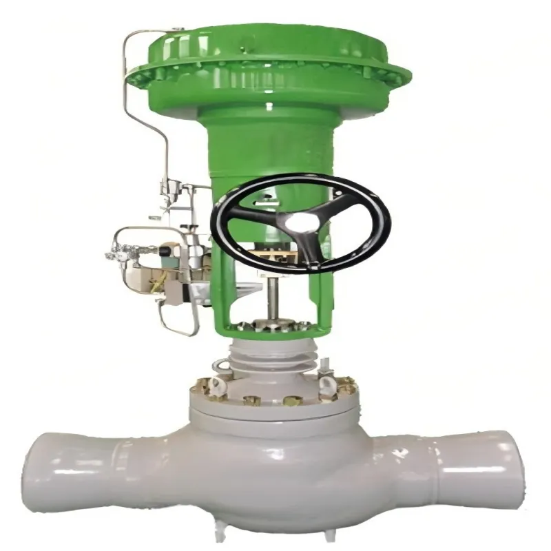 Boiler feedwater regulating valve, regulating valve