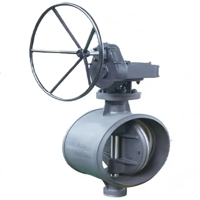 Butterfly valve, weld-on butterfly valve