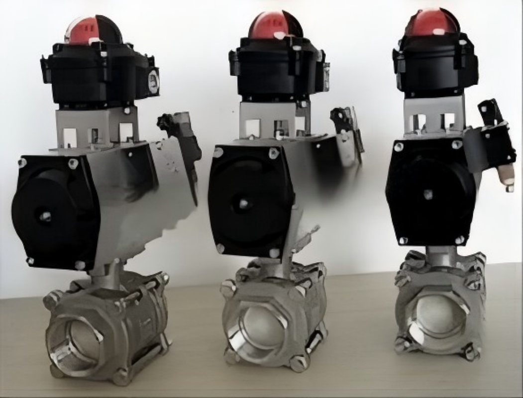 Q611TC Pneumatic Three-Blade Ceramic Ball Valve, Three-Blade Ceramic Ball Valve, Ceramic Ball Valve, Ball Valve