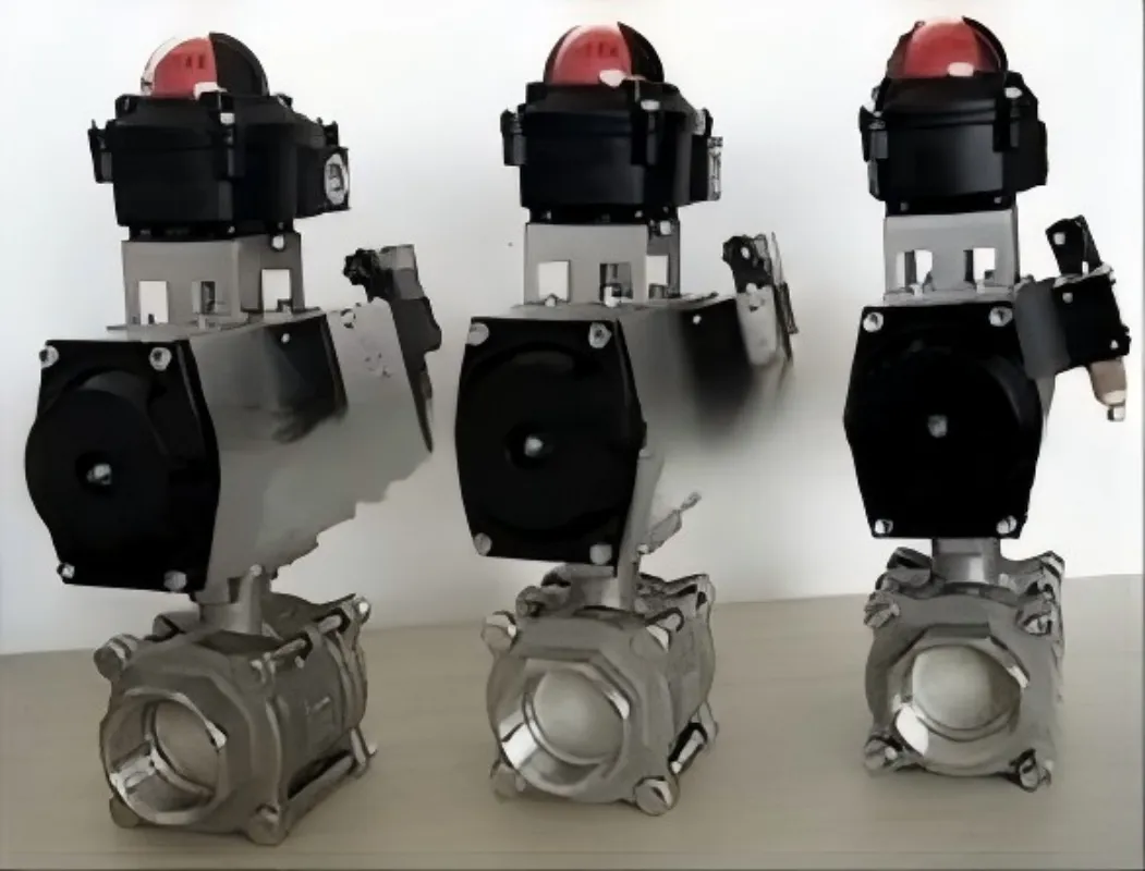 Q611TC Pneumatic Three-Blade Ceramic Ball Valve, Three-Blade Ceramic Ball Valve, Ceramic Ball Valve, Ball Valve