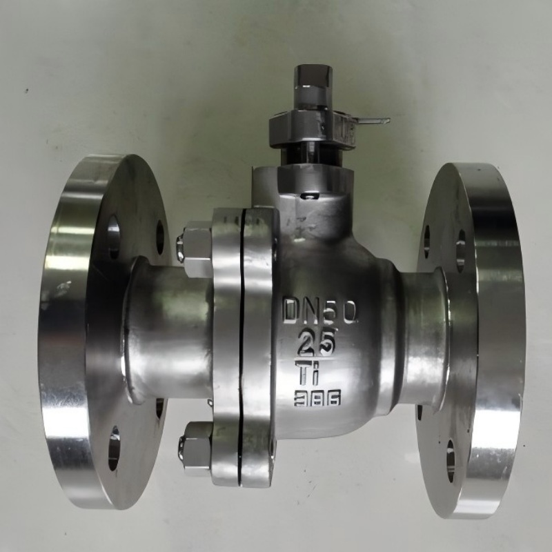Flanged titanium ball valve, titanium ball valve