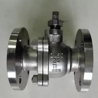 Flanged titanium ball valve, titanium ball valve