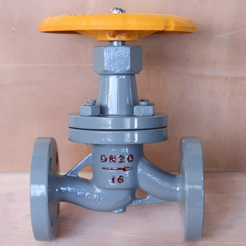 Ammonia using flanged stop valve, flanged stop valve, stop valve