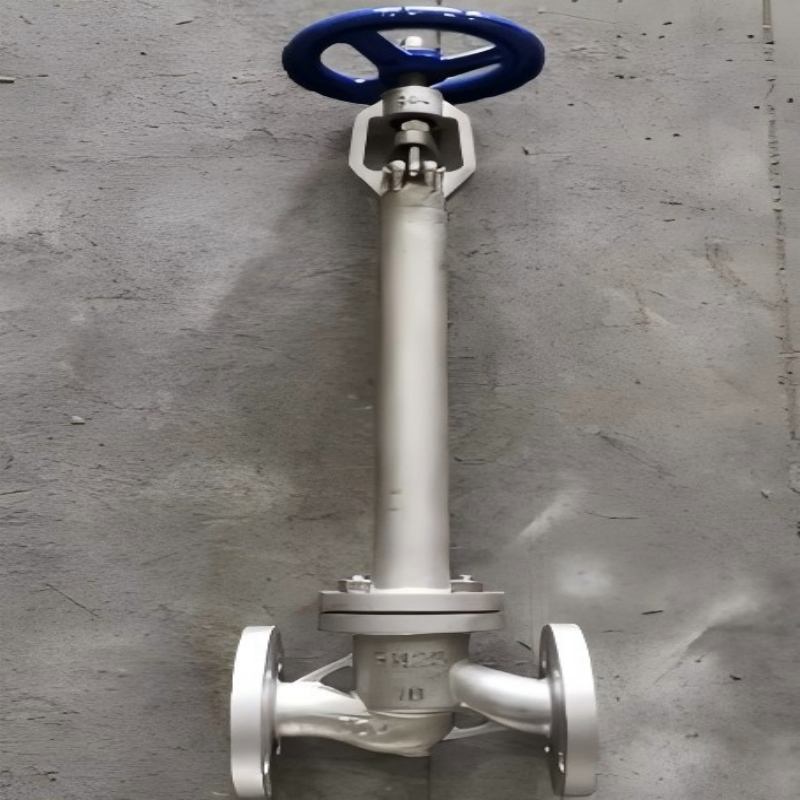 Extended rod stop valve, stop valve