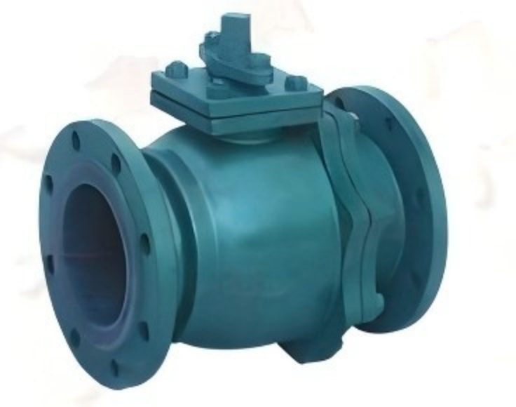 Q41J rubber-lined flanged ball valve, rubber-lined flanged ball valve, flanged ball valve, ball valve