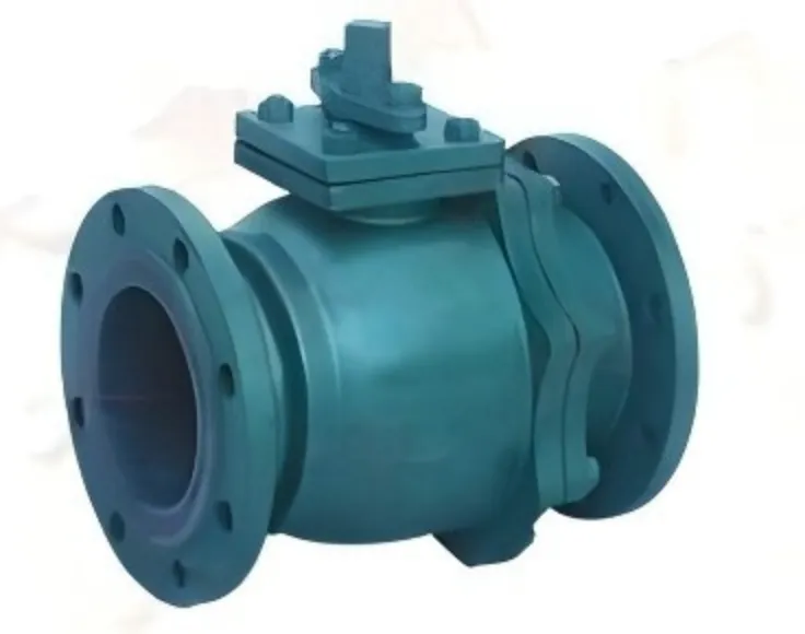 Q41J rubber-lined flanged ball valve, rubber-lined flanged ball valve, flanged ball valve, ball valve