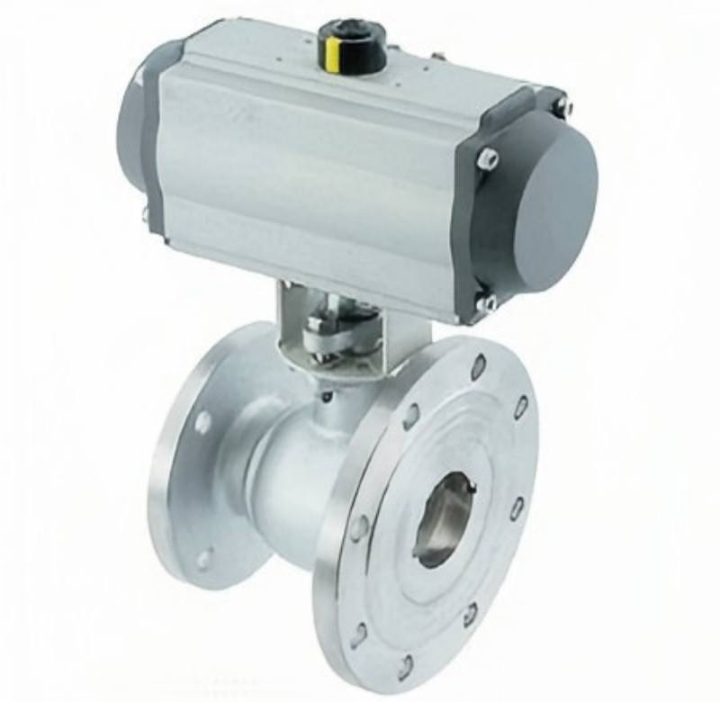 Pneumatic discharge ball valve, discharge ball valve, pneumatic ball valve, ball valve