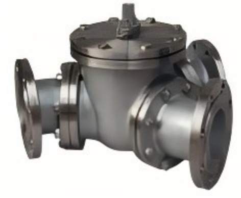 Biphasic steel Y-type three-way ball valve, Y-type three-way ball valve, three-way ball valve, ball valve