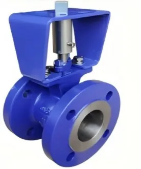 V-shaped regulating ball valve. Regulating ball valve, ball valve
