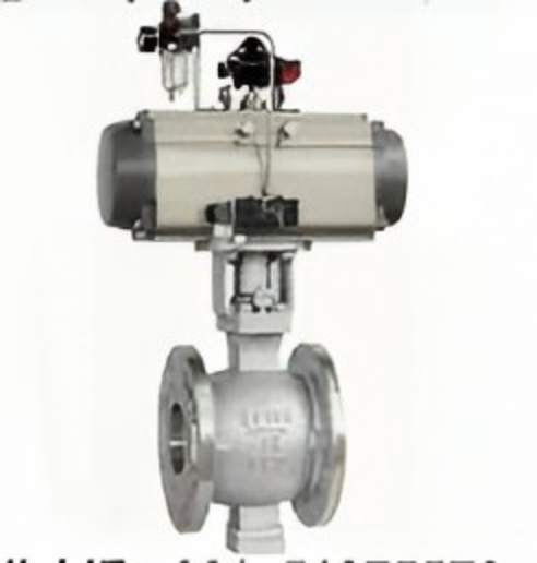 Stainless steel pneumatic V-type ball valve, pneumatic V-type ball valve, V-type ball valve