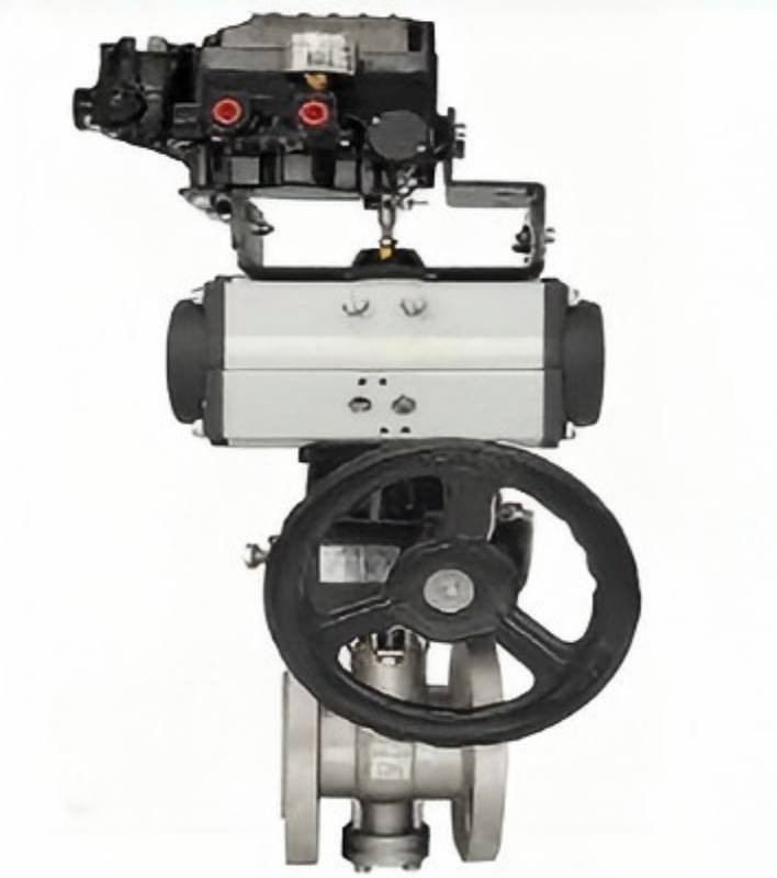 Pneumatic belt manual V type ball valve, manual V type ball valve,V type ball valve, ball valve