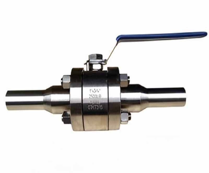 Extended welded high pressure ball valve, welded high pressure ball valve, high pressure ball valve, ball valve