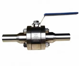 Extended welded high pressure ball valve, welded high pressure ball valve, high pressure ball valve, ball valve