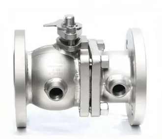 Steam jacket insulation ball valve, insulation ball valve, ball valve