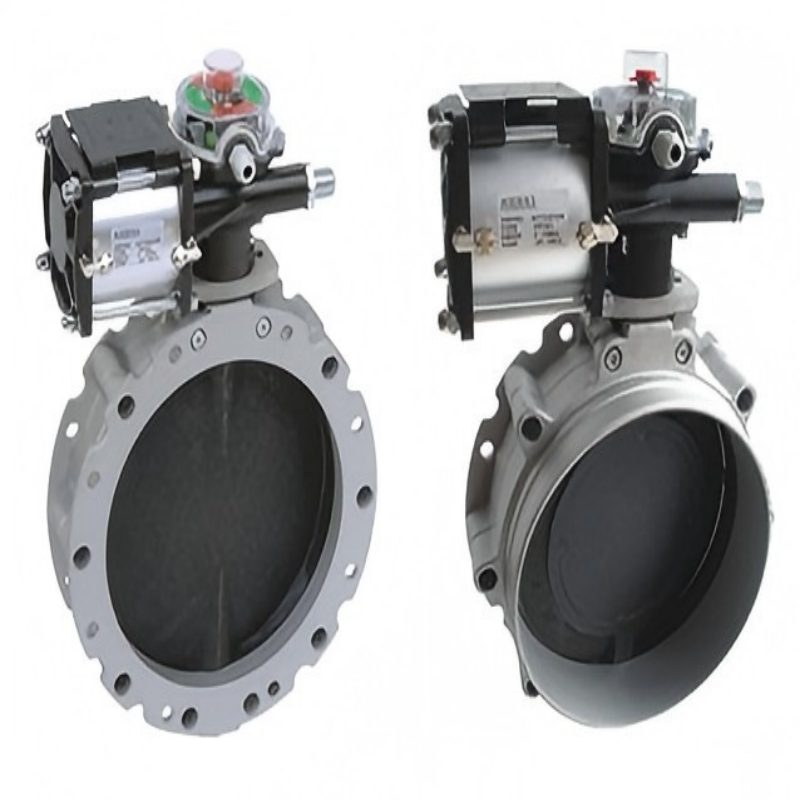 Pneumatic cement butterfly valve, pneumatic butterfly valve, butterfly valve,