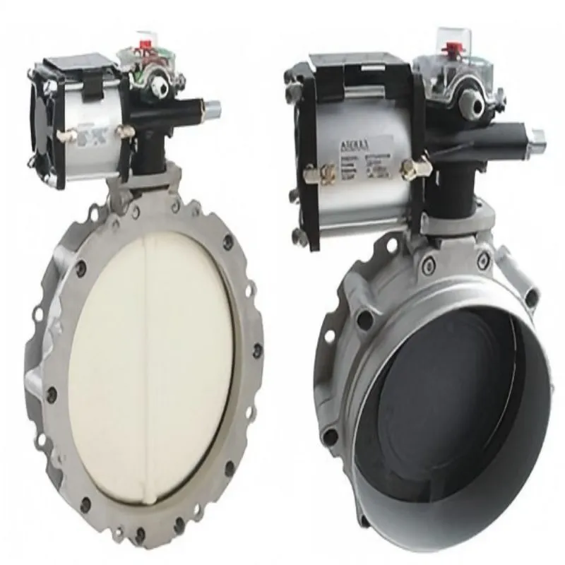 Pneumatic powder butterfly valve, powder butterfly valve, butterfly valve
