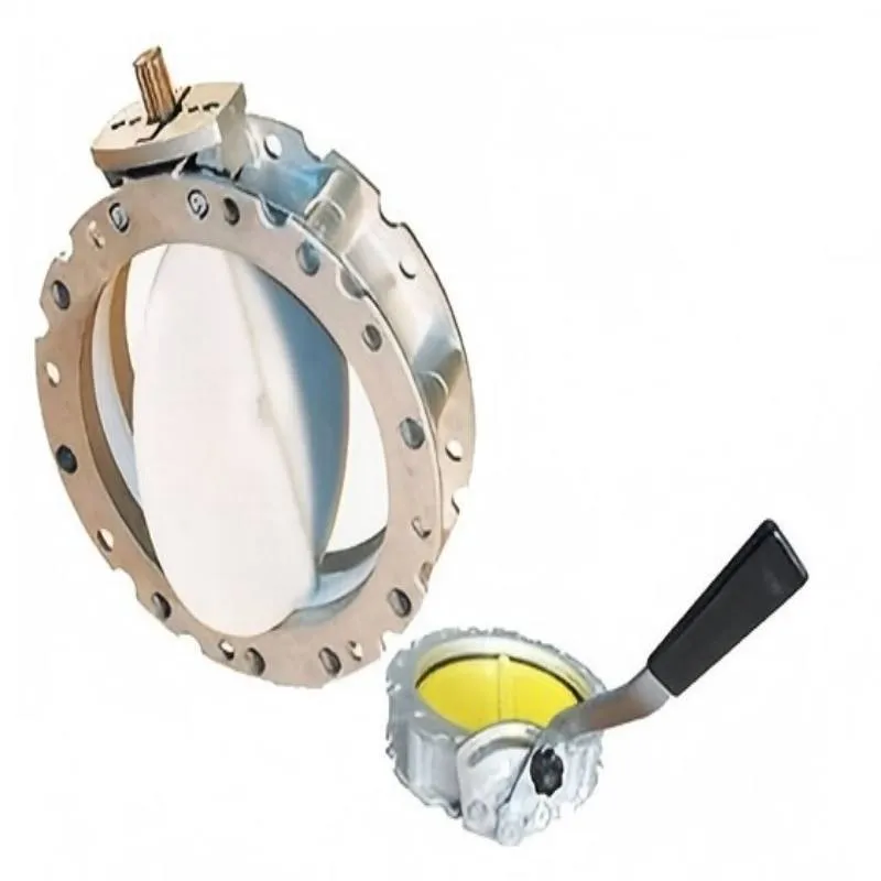 Powder butterfly valve, butterfly valve