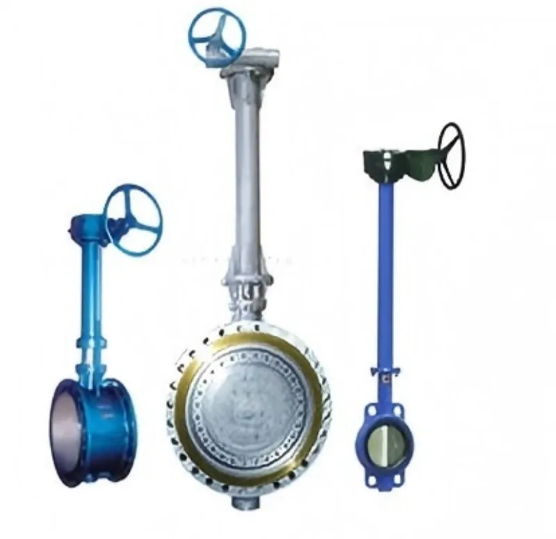 Extended rod butterfly valve, butterfly valve