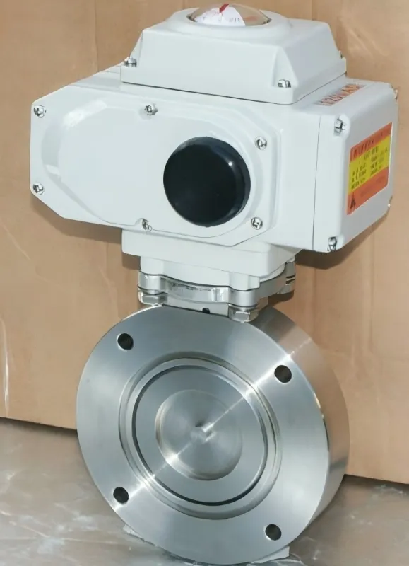 Electric vacuum butterfly valve, vacuum butterfly valve, butterfly valve