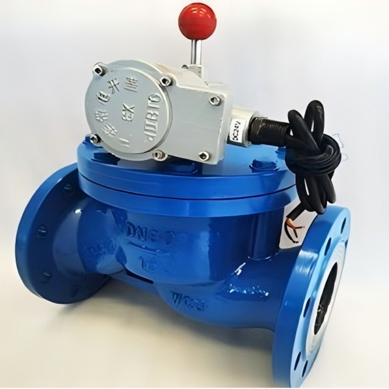 Gas solenoid valve, emergency shut-off valve