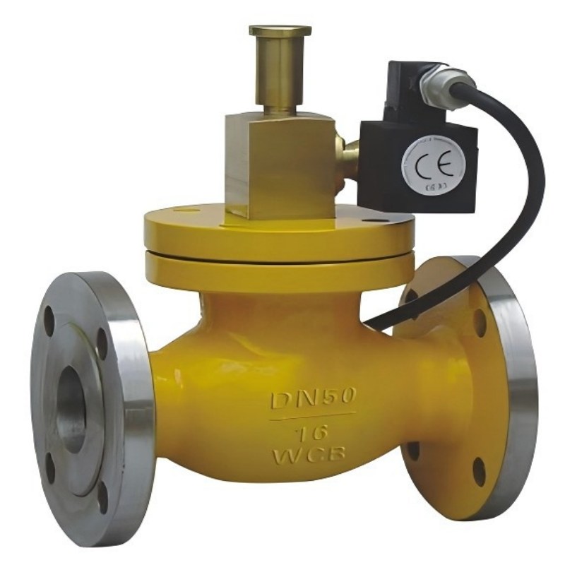 Gas emergency shut-off valve, emergency shut-off valve, shut-off valve