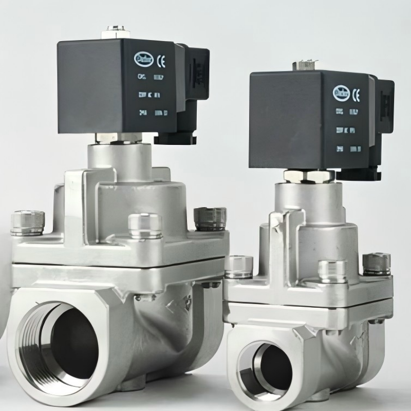 Piston-type solenoid valve, solenoid valve