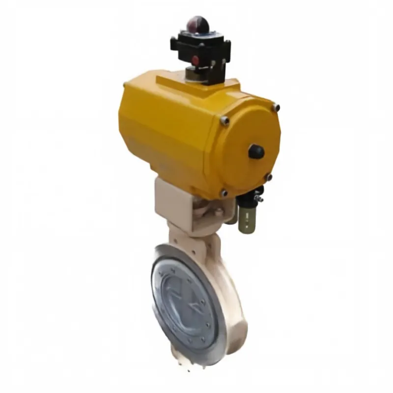 Pneumatic butt-welding titanium butterfly valve, Butt-welding titanium butterfly valve, Pneumatic titanium butterfly valve