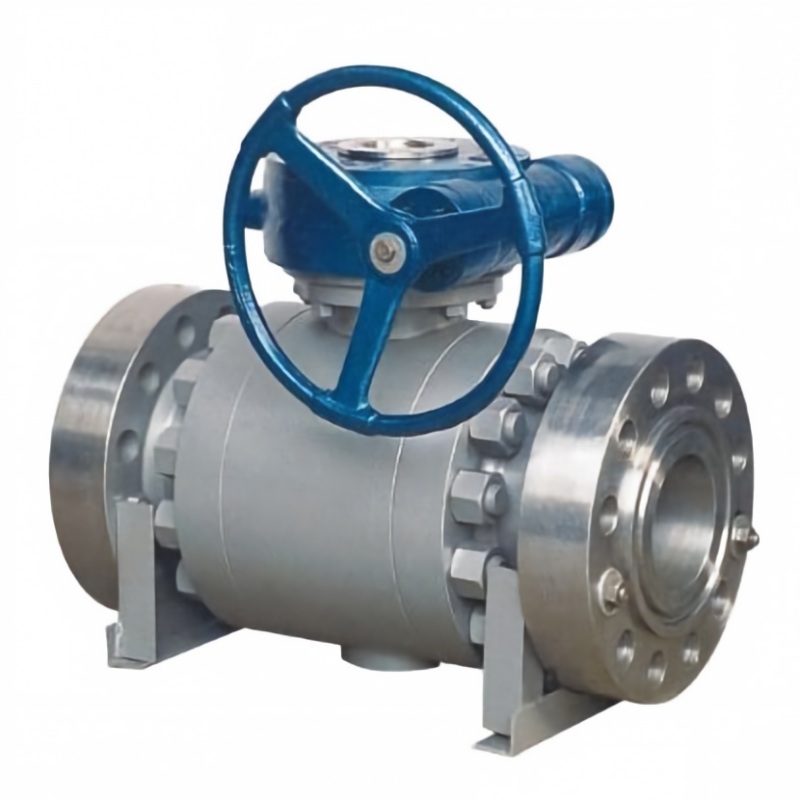 Fixed titanium ball valve, titanium ball valve