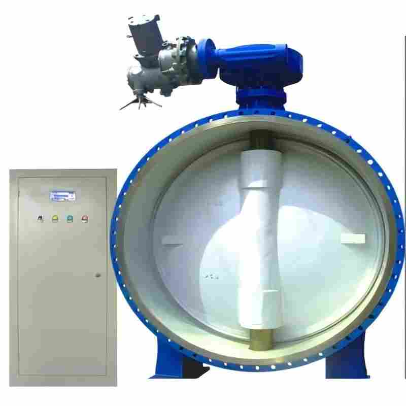 Frequency control electric butterfly valve, electric butterfly valve