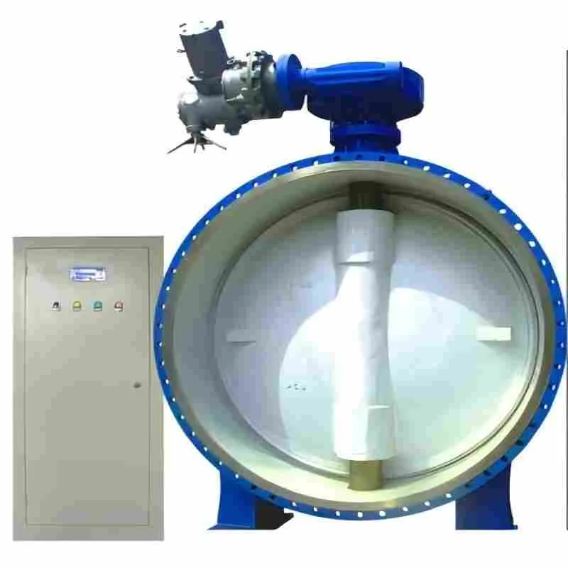 Frequency control electric butterfly valve, electric butterfly valve
