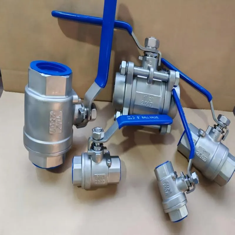 Two-piece manual threaded ball valve, two-piece ball valve