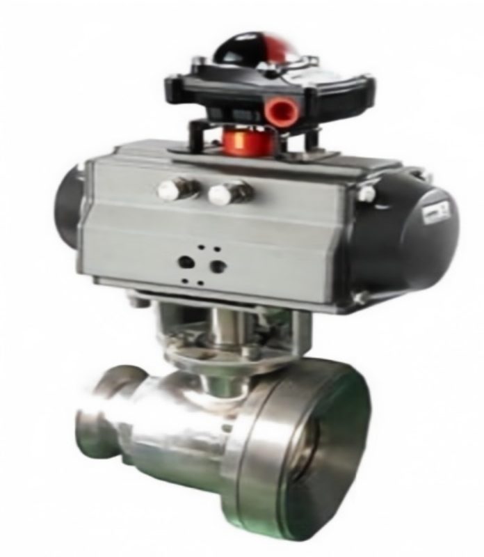Pneumatic discharging ball valve, Discharging ball valve, pneumatic ball valve,