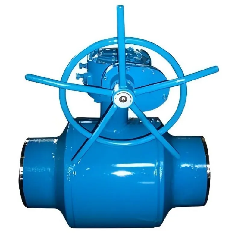 Worm wheel full welded ball valve, full welded ball valve, worm wheel ball valve