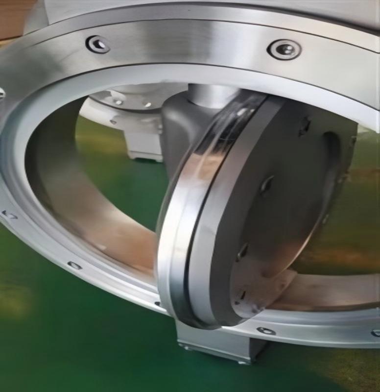 Three eccentric all metal seal butterfly valve, all metal seal butterfly valve