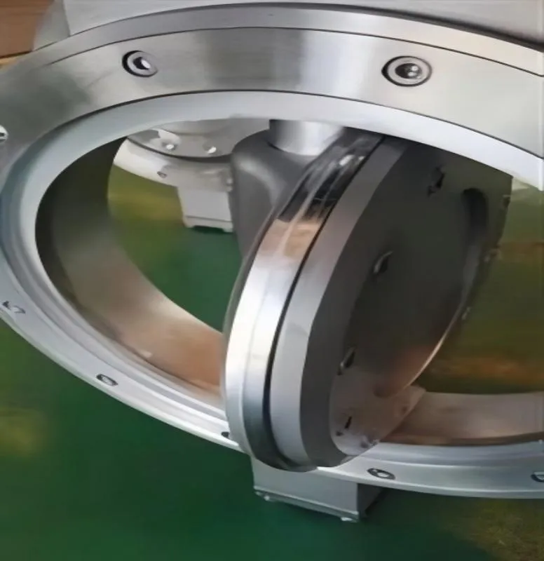 Three eccentric all metal seal butterfly valve, all metal seal butterfly valve