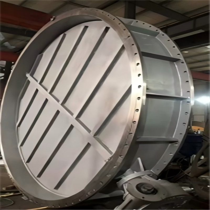 Large diameter flange ventilation butterfly valve, flange ventilation butterfly valve, ventilation butterfly valve