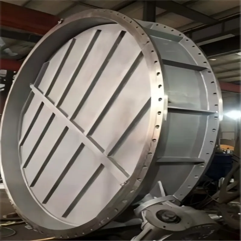 Large diameter flange ventilation butterfly valve, flange ventilation butterfly valve, ventilation butterfly valve