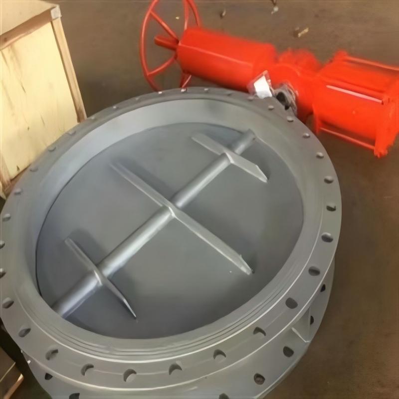 Pneumatic flue gas ventilation butterfly valve, flue gas ventilation butterfly valve, ventilation butterfly valve, pneumatic butterfly valve